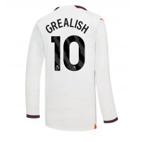 Dres Manchester City Jack Grealish #10 Preč 2023-24 Dlhy Rukáv